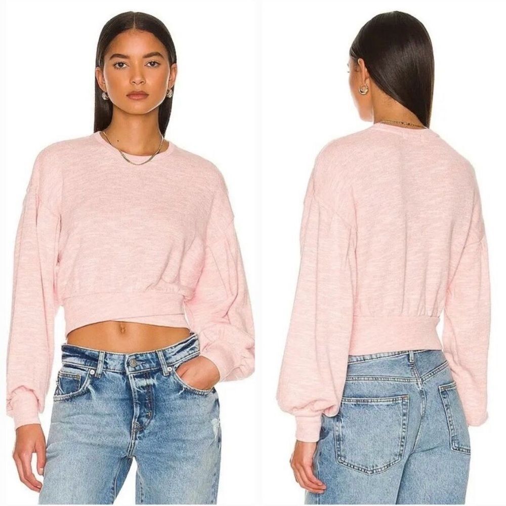 NEW Lovers + Friends Julien Pink Pullover Sweater Women’s Size Small